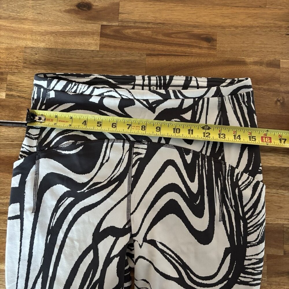 Lululemon Swift Speed HR Crop 21" Jacquard Leggings Women’s Size 10 Sporty Gym - Picture 4 of 16